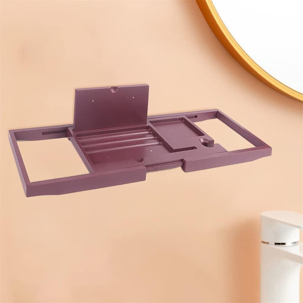 Expandable Bath Tub Caddy Table Bathtub Accessories Bridge Tray Shelf Organizer for Large Tubs