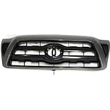 Perfect Fit Group REPT070107 - Tacoma Grille, Gray Shell W/ Textured Black Insert