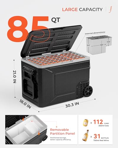 Portable Camping Refrigerator Freezer