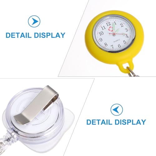 Reloj de enfermera extensible de aleación MAGICLULU, pack de 4 unidades precisas 7