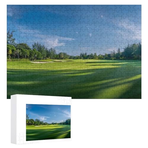 Golf Course 1000-Piece Jigsaw Puzzle with Green Scenery