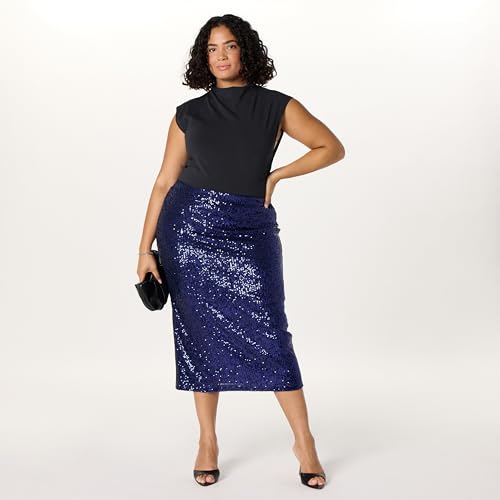Jupe midi à sequins Bianca pour sublimer sa silhouette sans complexe en fête - 7