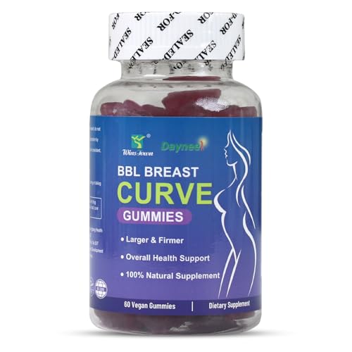 Wins Town BBL Breast Curve Gummies, 60 Count