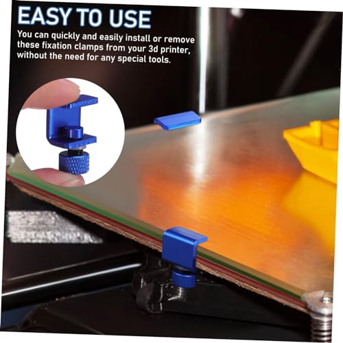 SOLUSTRE 20 Peças Braçadeira De Impressora Impressoras Cama De Calor Braçadeira De Vidro Impressora