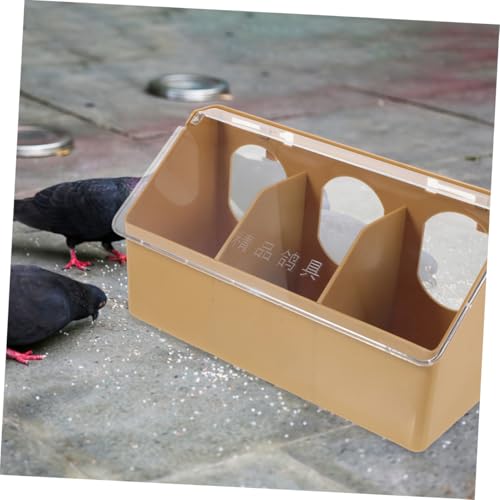 2 Comederos Colgantes para Palomas y Codornices Transparentes con Hebilla 6