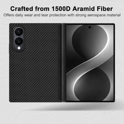 Kaisenkec Magnetic Carbon Fiber Case Designed for Samsung Galaxy Z Fold 8 - 5