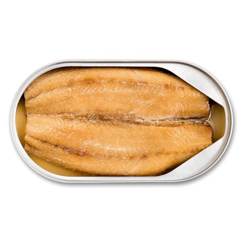 King Oscar Kipper Snacks, 3.54 Ounce Cans (Pack of 12), Lightly Smoked Herring Fillets, Wild Caught Canned Herring