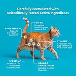 VetIQ Cat Probiotics Supplement – Probiotic, Prebiotic & Postbiotic Cat Supplements, Digestive & Gut Health Support, Constipation & Diarrhea Relief, Chicken Flavored, 3.7 oz - Image 6