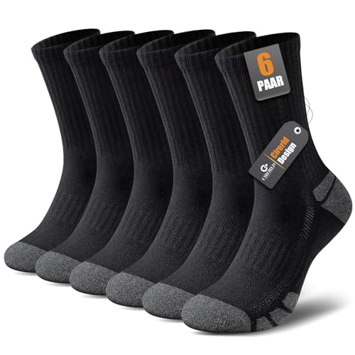 Cirorld Socken Herren Damen, 6 Paars Baumwolle Tennissocken, Warm...