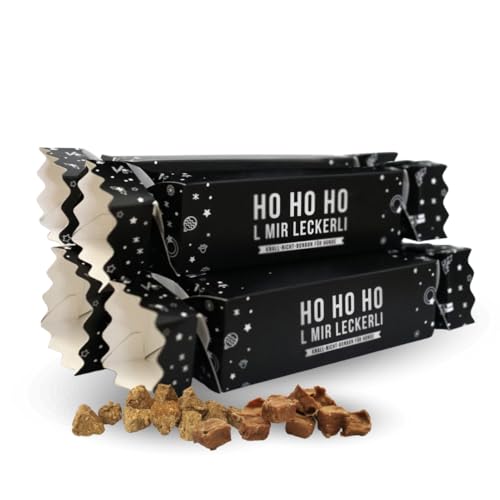 Tales&Tails Knall-Nicht-Bonbon Geschenk für Hunde | 4 leckere Sorten | Leckerli | 100% Fleisch oder...