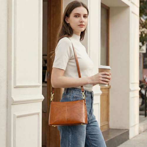 Kattee Leather Crossbody Bag