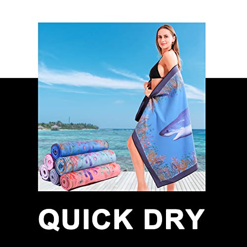 Antfuny 6 Packs Luxury Oversized Microfiber Beach Towel Bulk, 36X72 Inches Double Sided, Quick Dry, Sandrpoof, Compact, Absorbent, Extra Large Wide Long Lounge Chair Towel Cover Xl Big Blanket Set #TOP5