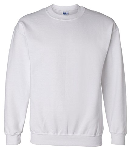 Sweat-shirt à col rond GILDAN DryBlend adulte uni en molleton confortable