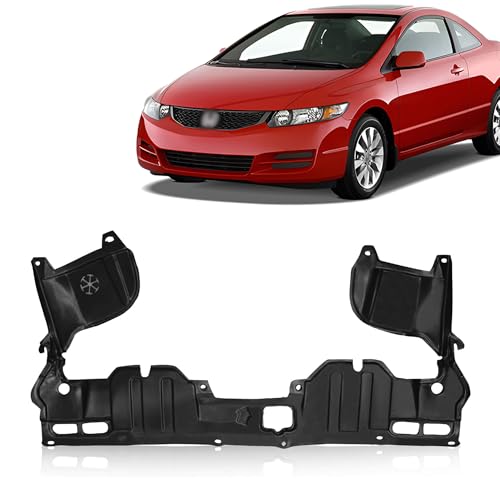 Parts Oasis Engine Splash Shield Under Cover Replacement for Honda Civic 2006 2007 2008 2009 2010 2011 Coupe/Sedan Replaces OE 74111SNAA00 | HO1228112 | REPH310132