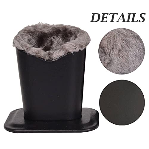 Image of Pack of 2 Soft Plush Lined Eyeglasses Holder Stand Protective Glasses Holder Stand