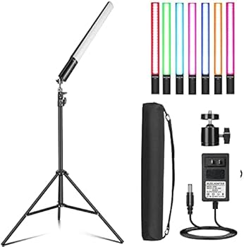 ビデオライト LED RGB  スタンド カバンなし Amazon | SOONPHO P20II RGB撮影LEDライト ビデオライト 200cmライト
