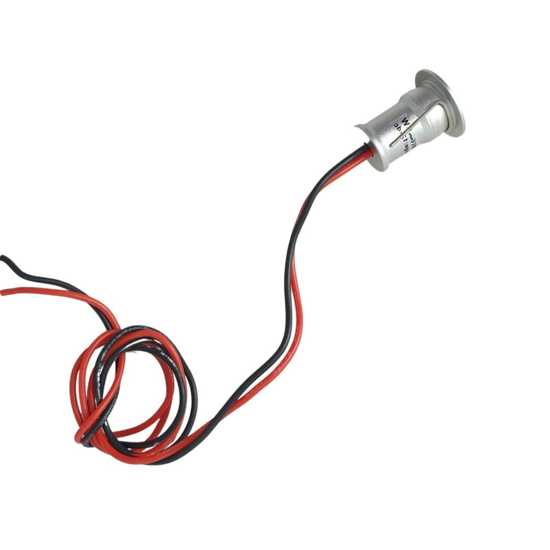 MARVIX 12V Mini Faretti LED 0,5W IP65 Impermeabili Blu Caravan Camper Barca