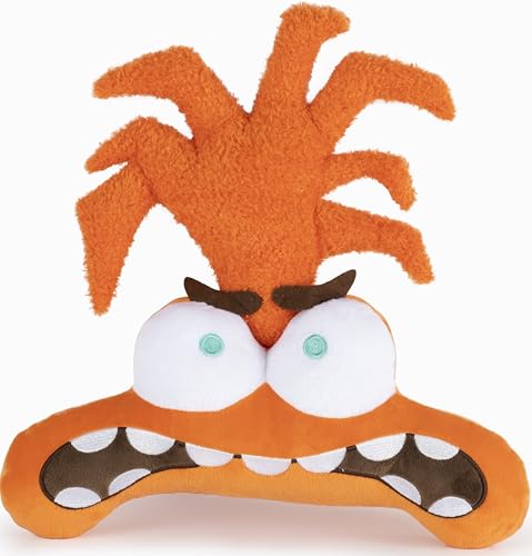 Jay Franco Disney Pixar Inside Out Anxiety Nogginz Decorative Pillow - Super Soft Plush Measures 12 Inches