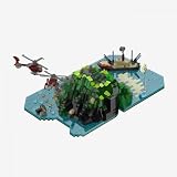 BlueBrixx Pro 108817 – Threi ???: Wyspa trupi: Diorama z klocków zaciskowych z 1699 elementami konstrukcyjnymi