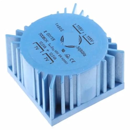 Transformateur 25VA bague d'étanchéité double 7V plaque de soudage PCB carrée