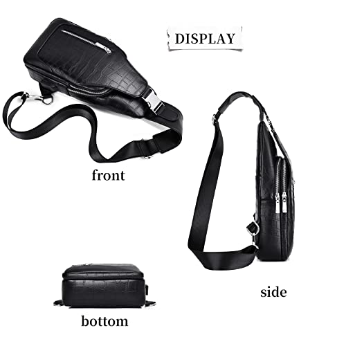 Image of FSD.WG sling Backpack for Men Chest Bag Crossbody Shoulder Bags Travel Bag Purse for Men with Water Resistant