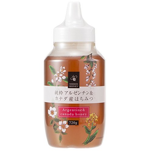 日新蜂蜜 純粋アルゼンチン＆カナダはちみつ 720×6本 Amazon | 日新蜂蜜 純粋アルゼンチン＆カナダはちみつ 720×6本 | 純粋