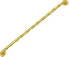 Barra de seguridad antideslizante para escaleras para personas mayores y discapacitados, color amarillo, 50 cm, riel de soporte para escaleras, fácil instalación, accesorio de seguridad para el hogar