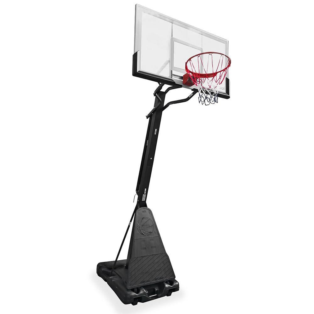 Raycool Canasta de Baloncesto Stars 790 para Adultos | Ajustable 2,30-3,05m, Base Poliuretano 160kg, Aro Amortiguado, Tablero Policarbonato