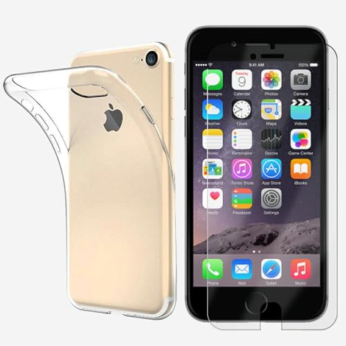 koda| iPhone 6s/iPhone 6 Ή ytیtBETPU Zbgz Ռz 2D\tgیtB 4w\ + TPUf \tgP[XitB:NA,P[X:NAj