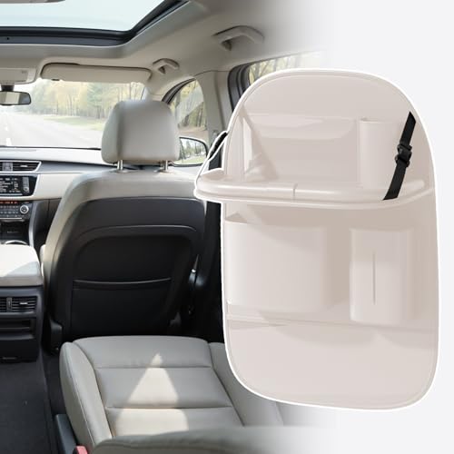 Plateau repas pour voiture rabattable doté d'un support téléphone stable
