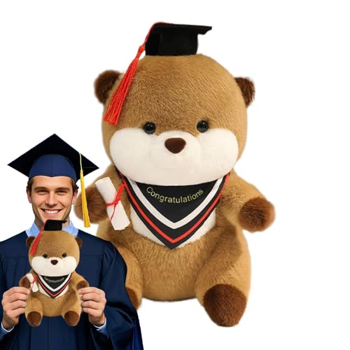 Animaux en peluche diplômés et doudou de collection pour école et dortoir