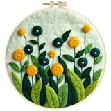 Photo Gallery uposao set di feltro ad ago per principianti adulti, fiori piante di lana pittura feltro lana feltro feltro kit di feltro per decorazione domestica strumenti di feltro accessori per fai da te Photo Gallery uposao set di feltro ad ago per principianti adulti, fiori piante di lana pittura feltro lana feltro feltro kit di feltro per decorazione domestica strumenti di feltro accessori per fai da te