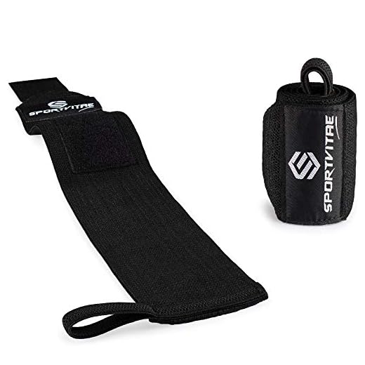 Muñequeras Deportivas Profesionales (UN PAR) Hombre y Mujer 45cm, Resistentes, Ideales para Gimnasio, Crossfit, Levantamiento de Pesas, Calistenia, Fitness, Musculación, Powerlifting Wrist Wraps