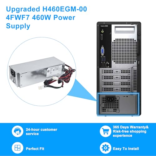 Fuente de poder 460W H460EBM-00 para Dell Optiplex miniatura 6