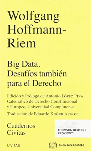 Portada de Big Data. Desafios Tambien para el Derecho