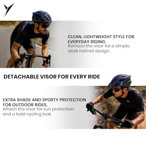 Image of Jaspo Robust Plus Cycling and Skating Helmet for Kids & Adults | 170g Lightweight & Adjustable |Sports Helmet | Quick-Release Buckle & Padded Chin Strap | Ideal for Cycling, Skating & Outdoor Use