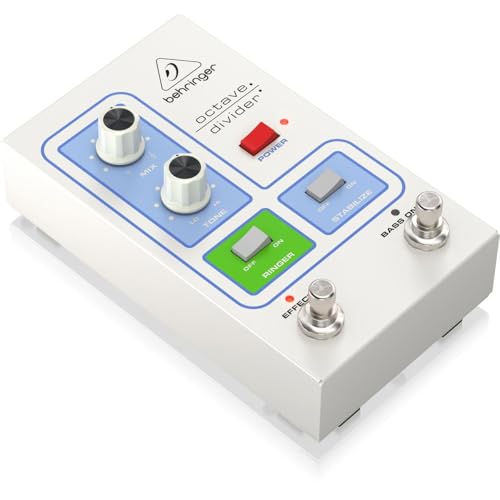 Amazon.com: Behringer Guitar Octave Effect Pedal, Silver OCTAVE