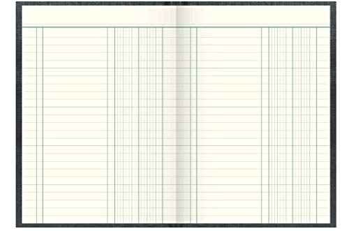 König & Ebhardt König und Ebhardt König & Ebhardt 8615523 Geschäftsbuch / Spaltenbuch (A5 mit festem Kopf, 80g/m²)