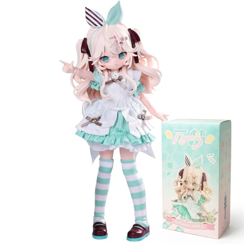 XiDonDon シュガーガールズシリーズ 1/8 MJDドール アクションアニメフィギュア BJDドール かわいいフィギュア コレクターズアイテム 誕生日プレゼント (Single Box)