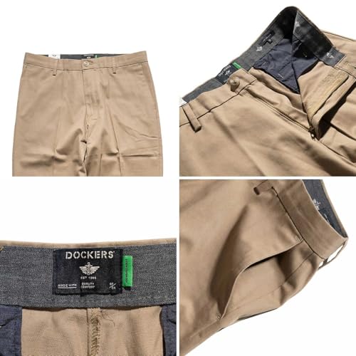 Dockers Men's Classic Fit Signature Iron Free Khaki with Stain Defender Pants (Regular and Big & Tall)3