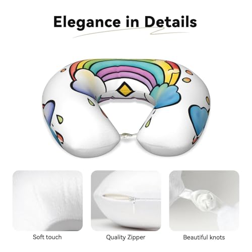Almohada para cuello de viaje con espuma viscoelástica miniatura 4
