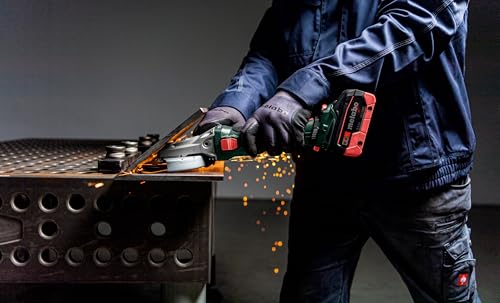 Amoladora angular de cabeza plana metabo 18V motor sin escobillas para ángulos de 43° 4