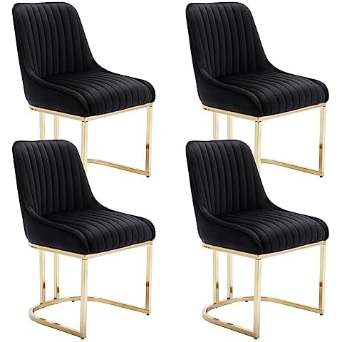 Wahson Velvet Dining Chairs Set of 4 Cover