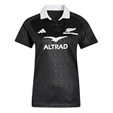 adidas Damen Black Ferns Home Jersey Women Shirt, All Black, XL