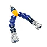 TenFruit Vac-u-Lock to Double Vac-u-Lock Adapter with Flexible Rods Sex Machine Attachment Double Penetration for Vac-u-Lock Dildos Masturbator