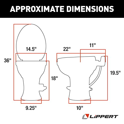 Lippert Components 20210138211 Lippert Flow Max Rv Toilet thumb #1