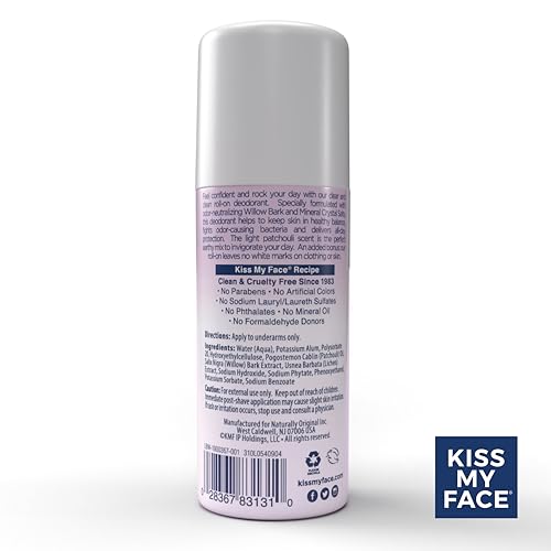 Desodorante Kiss My Face Roll-On Patchouli 3 pack 3 Fl Oz miniatura 5