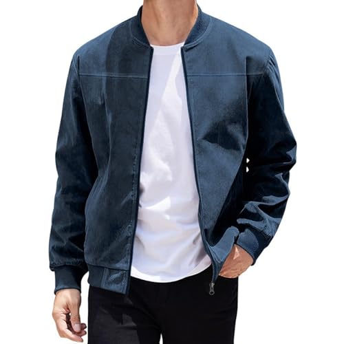Maiyifu chaqueta casual ligera con cierre para hombre miniatura 4