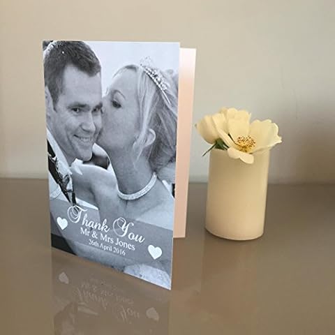 Folded Personalised Full Photo Thank You Cards (10) Cover
