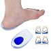 2 PCS Taloneras de Silicona, Almohadillas de Gel Taloneras Fascitis Plantar para...